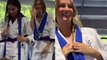 Após rumores de namoro com treinador, Gisele Bündchen troca de faixa no Jiu Jitsu