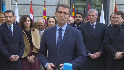 Feijóo: "En menos de un mes ha salido más gente a la calle para defender la Constitución española que en 45 años"