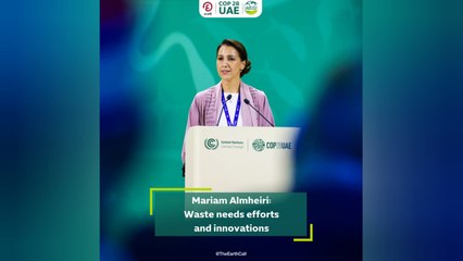 Mariam Almheiri: Waste needs efforts and innovations