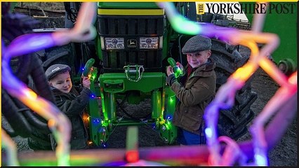 Christmas Eve Tractor Run around Hebden Bridge