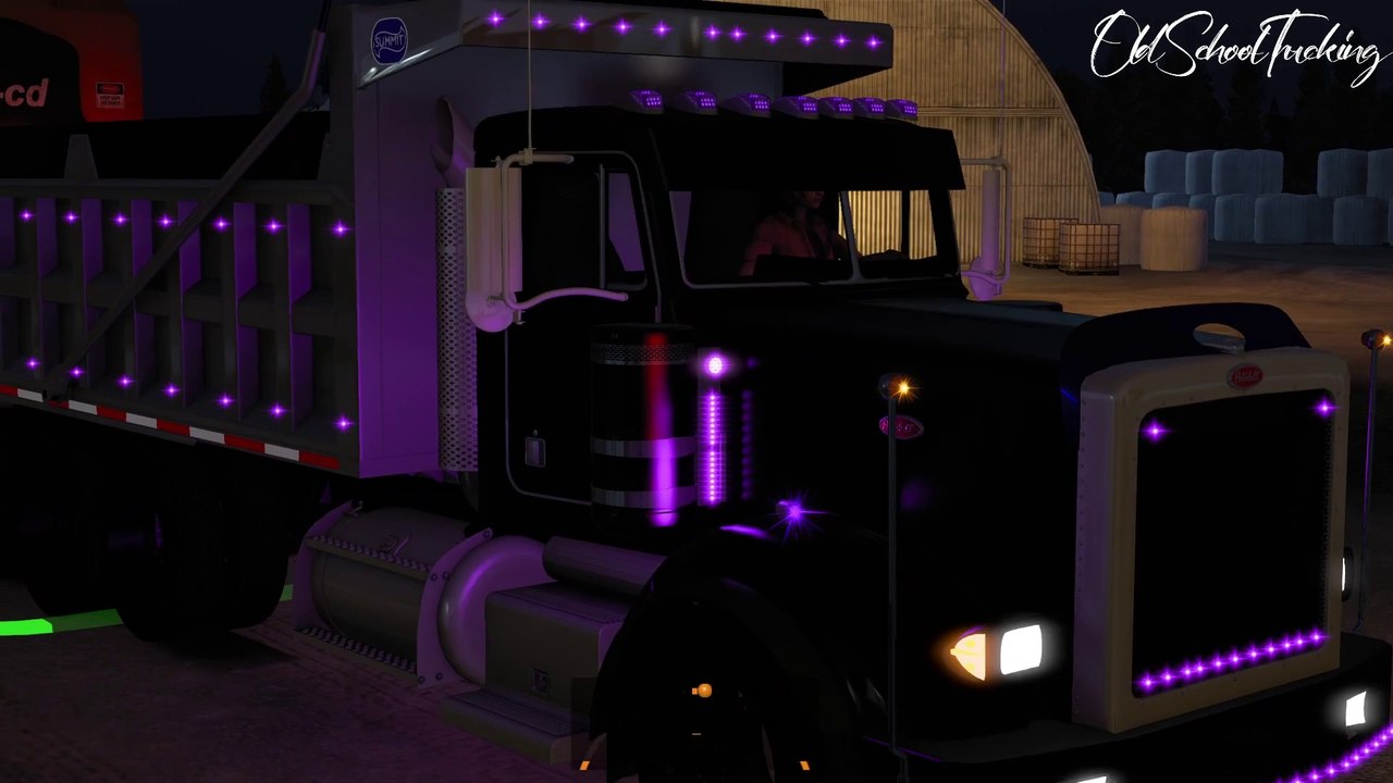 Peterbilt 367 Davids Modding - Dump mod with trailer - American Truck Simulator.