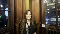 Nicola Benedetti after receiving the Edinburgh Award