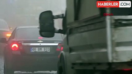 Mardin'de Yoğun Sis Trafiği Olumsuz Etkiledi