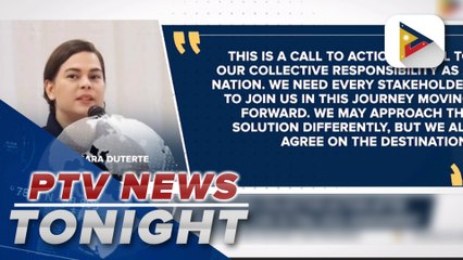 VP Sara Duterte urges collective action after Filipino students score low in PISA 2022 assessment