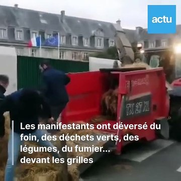 Manifestation des Jeunes Agriculteurs à Brest - 6 décembre 2023