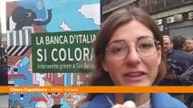 “Banco di Vita”, murales sul palazzo della Banca d'Italia a Catania