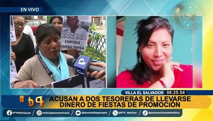 Villa El Salvador: denuncian a tesoreras de quedarse con el dinero de fiesta de promoción