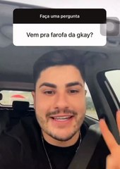 Lucas Souza justifica recusa ao convite da Farofa da GKay