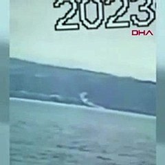 5.1’lik deprem öncesinde Marmara Denizi’nden çıkan gaz böyle görüntülendi