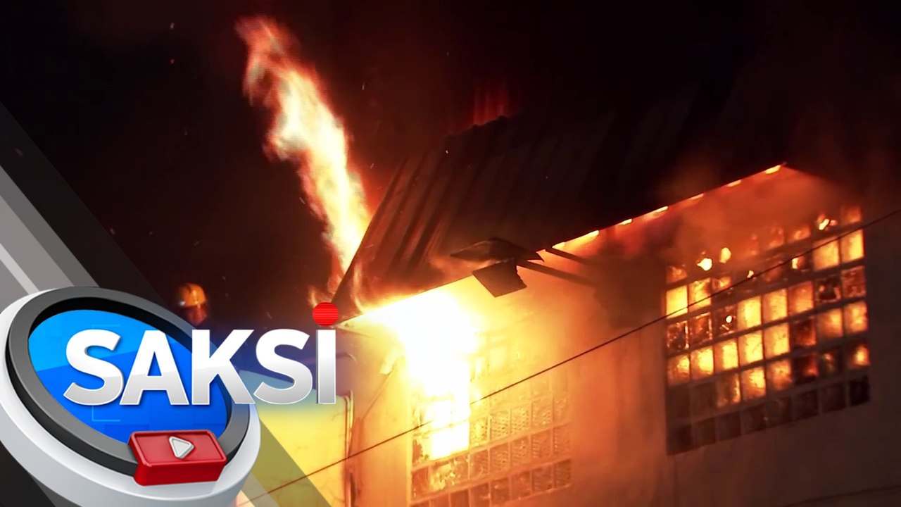 Sunog sa warehouse, limang oras nang inaapula | Saksi