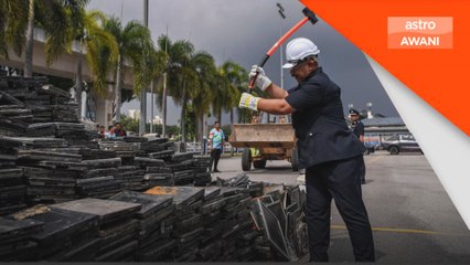 Polis Subang Jaya lupus barang kes bernilai RM1.24 juta