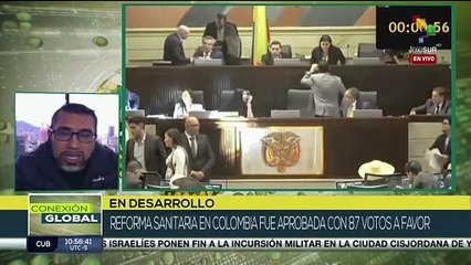 Reforma a la Salud en Colombia se aprobó con 87 votos a favor y 37 en contra