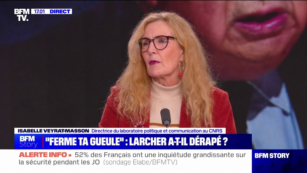 "La forme est incroyablement grossière": Isabelle Veyrat-Masson, directrice du laboratoire politique au CNRS, revient sur les propos de Larcher