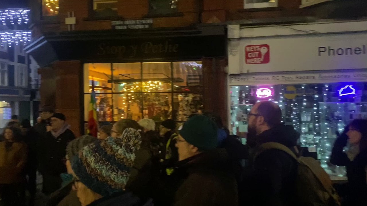 Peace vigil in Aberystwyth calls for immediate ceasefire in Gaza