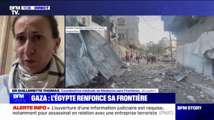 Gaza: "On assiste à une situation catastrophique pour la population" indique Docteur Guillemette Thomas