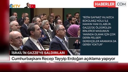 Cumhurbaşkanı Erdoğan: İsrail'in gerçek bir orduyla karşı karşıya geldiğinde paramparça olacağı muhakkaktır
