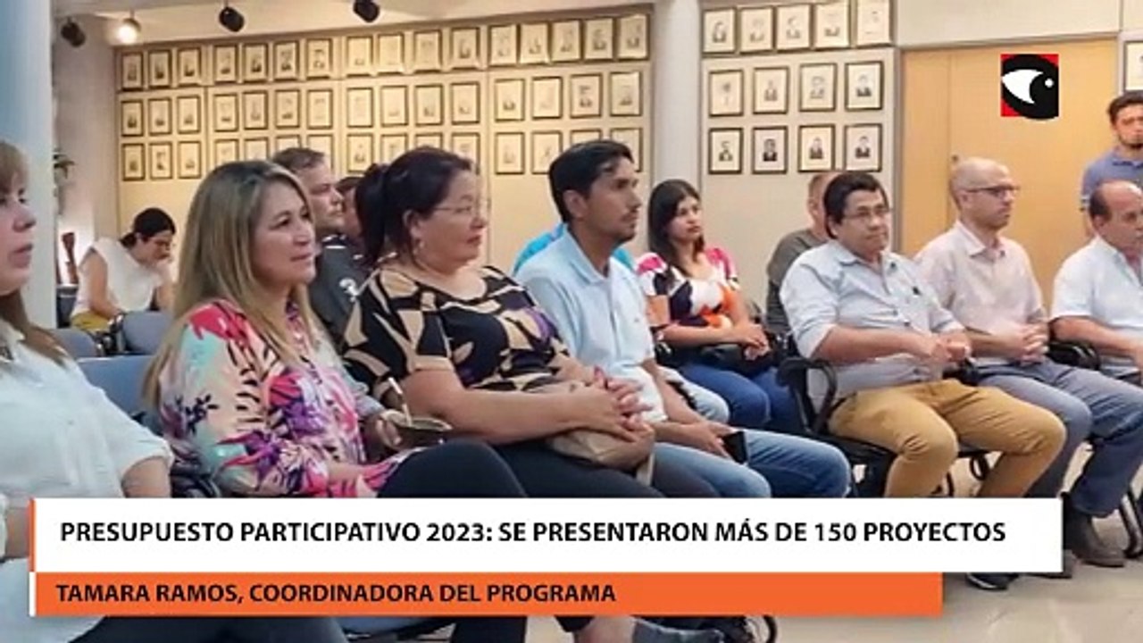 Presupuesto participativo 2023 se presentaron más de 150 proyectos