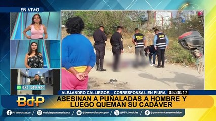 Asesinan a puñaladas a hombre y luego queman su cadáver en Sullana