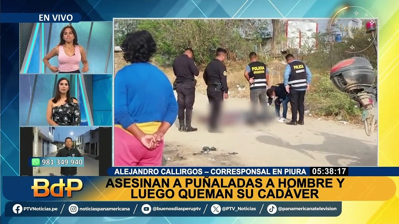 Asesinan a puñaladas a hombre y luego queman su cadáver en Sullana