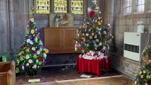 Crediton Parish Church Christmas Tree Festival, video by Alan Quick IMG_1520