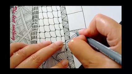 Pattern "02"   Zentangle art  doodle art