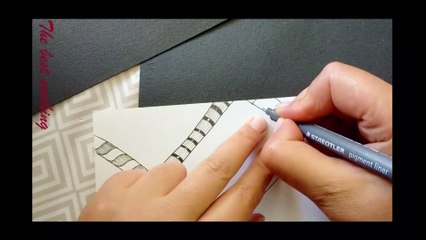 Pattern "09"   Zentangle art  doodle art
