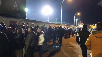 La afición espera impaciente el inicio del Atlético Astorga - Sevilla en León