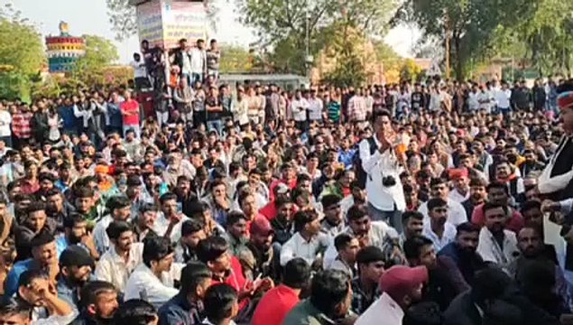 गोगामेड़ी की हत्या के विरोध में बंद रहा जोधपुर, जगह-जगह प्रदर्शन