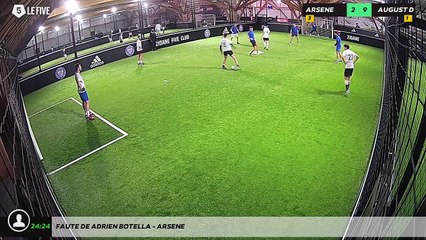 Faute de Adrien Botella - ARSENE
