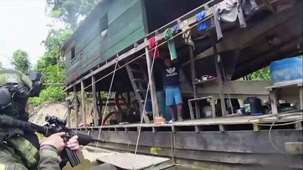 Colômbia e Brasil fazem operação conjunta contra mineração ilegal na Amazônia