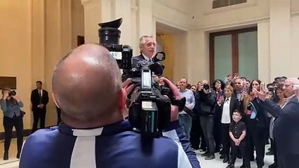 Brindis de Despedida de la Casa Rosada