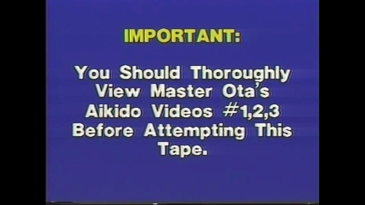 Mastering Ki Society Aikido -Volume 4: Advanced One On One Defensice Techniques with Instructor Ken Ota