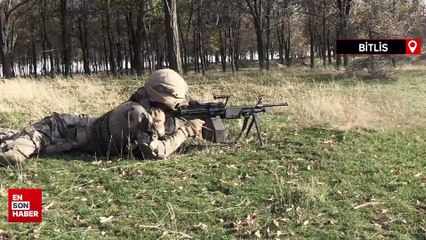 Bitlis'te özel harekat polislerinin zorlu eğitim süreci