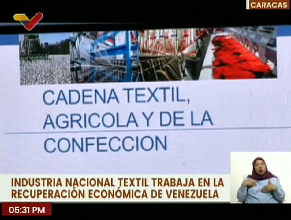 Asociación Textil venezolana realiza rueda de prensa para destacar su importancia para el  país