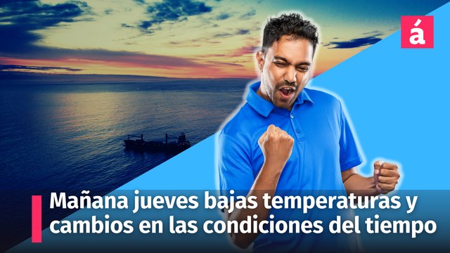 Bajas temperaturas y cambios en las condiciones del tiempo mañana jueves en la República Dominicana