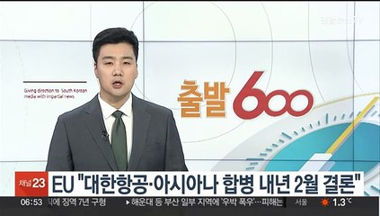 EU "대한항공·아시아나 합병심사 내년 2월 14일까지 결론"
