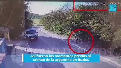 Así fueron los momentos previos al crimen de la argentina en Buzios