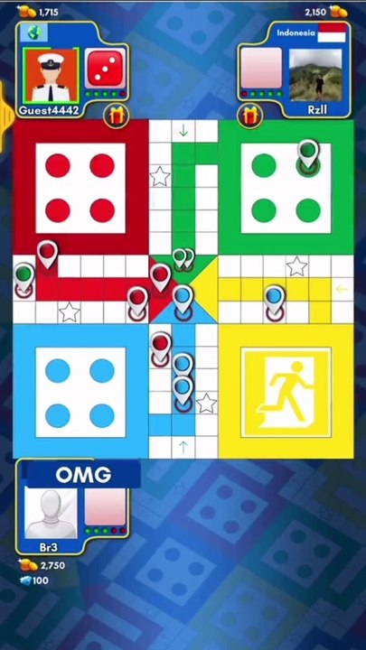 Ludo King 4 Players  A Trick To Win Easily  #ludoking #ludogame #ludogameplay #gaming #gamer (53)