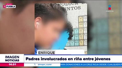 Captan nueva riña entre estudiantes de Puebla