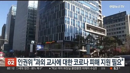 인권위 "과외 교사에 대한 코로나 피해 지원 필요"