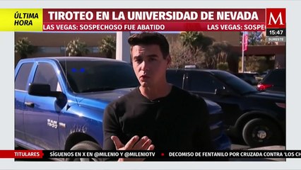 Reportan tiroteo en la Universidad de Nevada; el sospechoso fue abatido