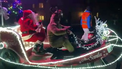 Santa’s Sleigh visits Alton’s Barley Fields