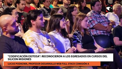 "Codificación exitosa": reconocieron a los egresados en cursos del Silicon