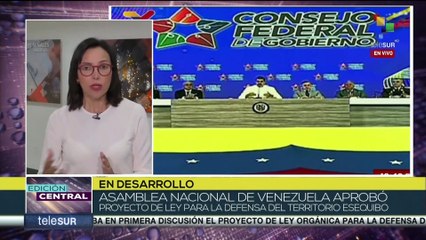 Edición Central 06-12: AN de Venezuela aprobó proyecto de ley para defender el Esequibo