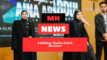 Sukar Untuk Menyerlah, Aina Abdul Titip Semangat Buat Pendatang Baharu