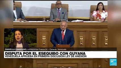 Informe desde Caracas: Parlamento venezolano aprobó proyecto de ley de defensa de Esequibo