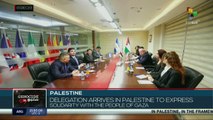 Nicaragua´s delegation arrives in Palestine to express