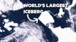 World's largest iceberg is on a collision course with major shipping lane