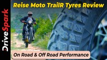Reise Moto TrailR Tyres Review in Tamil | Pearlvin Ashby