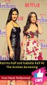 Suhana Khan, Kushi Kapoor, Katrina and Rekha At The Archies Screening Viral Masti Bollywood
